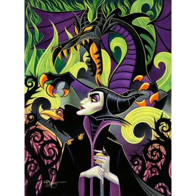 Maleficent's Fury by Tim Rogerson (Canvas)