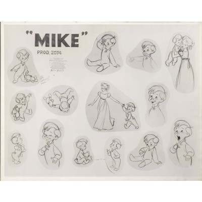 Disney Publication Model Sheet: Mike (Peter Pan)