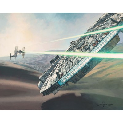Star Wars Minis: Falcon Chase by Rodel Gonzalez