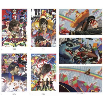Beatles Yellow Submarine Portfolio Lithograph Prints by Alex Ross (Regular)