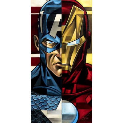MIGHTY MINIs: Tim Rogerson: Cap vs. Iron Man
