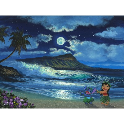Hula Moon by Walfrido Garcia