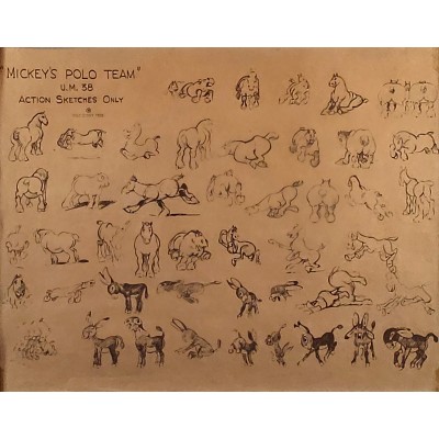 Disney Publication Model Sheet: Mickey's Polo Team