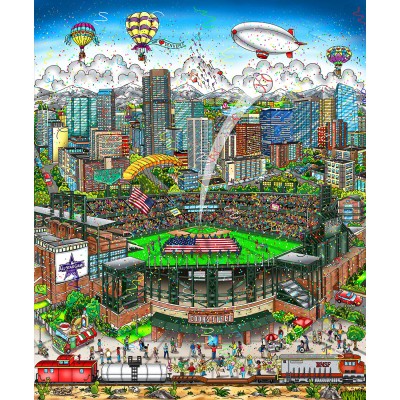 2021 MLB All-Star Game: Denver by Charles Fazzino