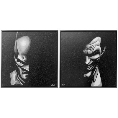 Faces of Gotham: Batman & Joker by Alex Costa