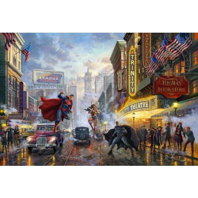 Batman, Superman And Wonder Woman: The Trinity I by Thomas Kinkade Studios