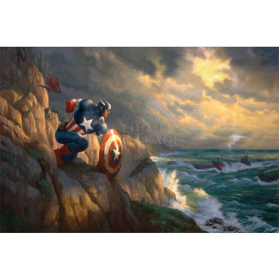 Captain America - Sentinel Of Liberty by Thomas Kinkade Studios