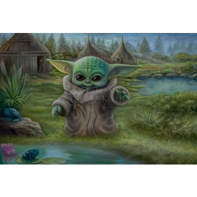 The Mandalorian - Child's Play by Thomas Kinkade Studios