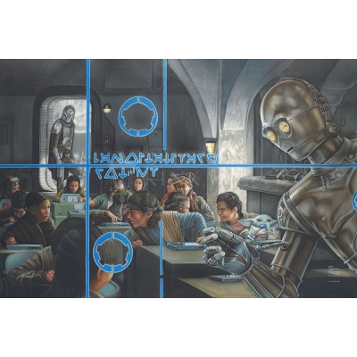 The Mandalorian - Getting Schooled by Thomas Kinkade Studios