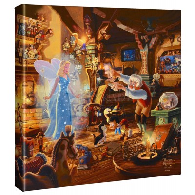 Kinkade Disney Minis: Geppetto's Pinocchio
