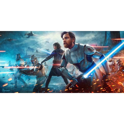 Battle of Kamino by Saby Menyhei (Giclee)