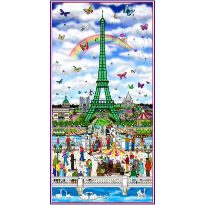 Waking Up In Paris by Charles Fazzino (Artist Proof)