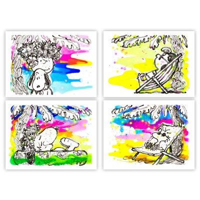 Beneath the Palms: Suite of Four by Tom Everhart (Roman)