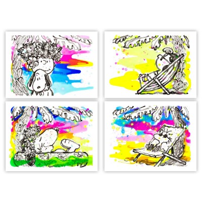 Beneath the Palms: Suite of Four by Tom Everhart (Regular)