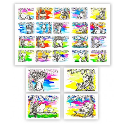 The Palms Suite of Five by Tom Everhart (Roman)