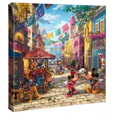 Kinkade Disney Minis: Mickey and Minnie in Mexico