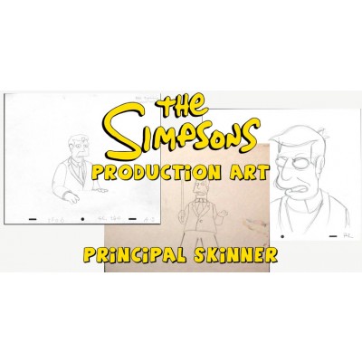 Principal Seymour Skinner Original Production Drawings