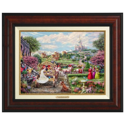Kinkade Disney Canvas Classics: Cinderella Happily Ever After