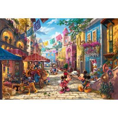 Disney Mickey and Minnie in Mexico by Thomas Kinkade Studios