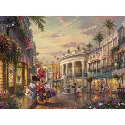 Disney Minnie Rocks the Dots on Rodeo Drive by Thomas Kinkade Studios