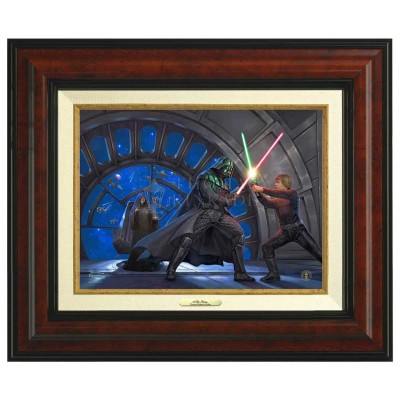 Kinkade Canvas Classics: A Son's Destiny (Classic Burl Frame)