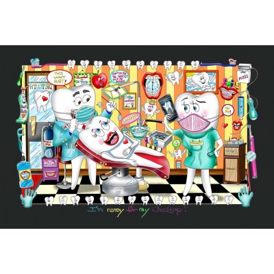 I’m Ready For My Check-Up by Charlers Fazzino
