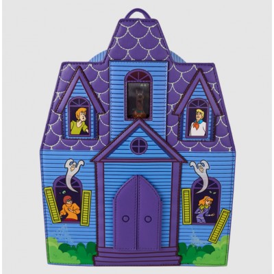 Loungefly Warner Brothers Scooby-Doo Mystery Inc. Haunted Mansion Lenticular Mini Backpack (SBDBK0023)