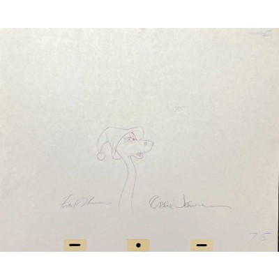 Robin Hood OPD: Sir Hiss (2312) signed Ollie Johnston and Frank Thomas