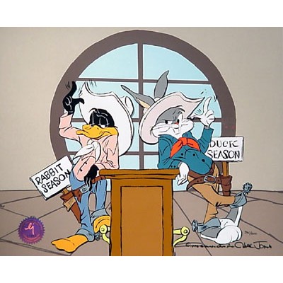 Bugs Bunny and Daffy Duck: Showdown by Chuck Jones