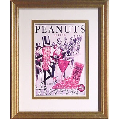 Peanuts Chorus Line 9 x 11 framed