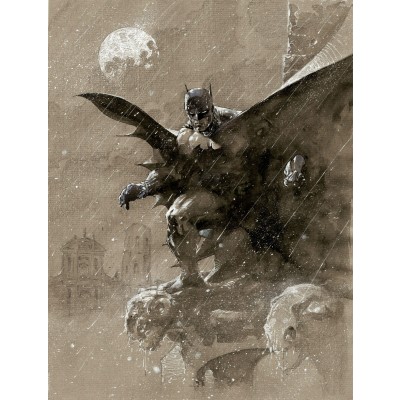 Batman Over San Prospero by Jim Lee