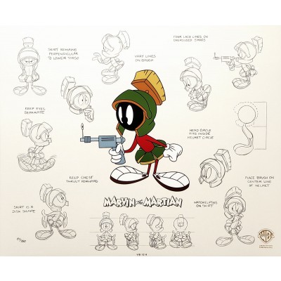 Model Sheet: Marvin the Martian