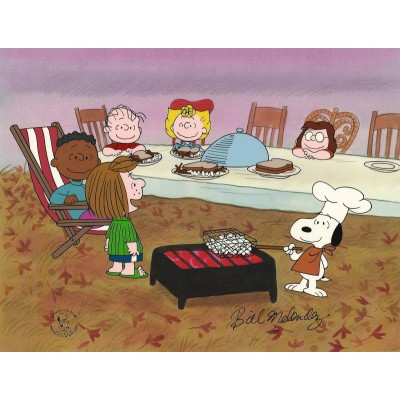 The Thanksgiving Feast by Bill Melendez
