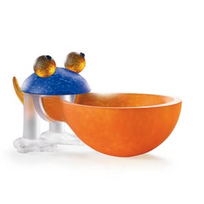 Borowski Frosch (frog) Bowl, Orange (24-01-36)