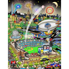 2013 MLB All-Star Game: New York by Charles Fazzino