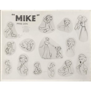 Disney Publication Model Sheet: Mike (Peter Pan)