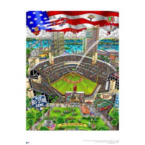 2016 MLB All-Star Game: San Diego by Charles Fazzino