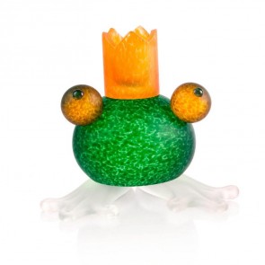 Borowski Frosch (frog) Candle Holder, Green (24-01-58)