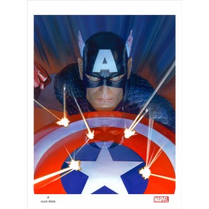 Visions: Captain America by Alex Ross (Lithograph)