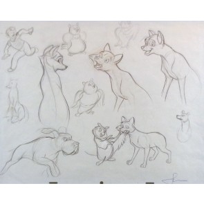 Disney: The Fox and the Hound Double-Sided Drawing