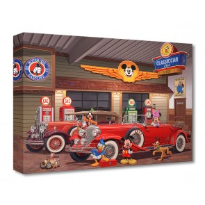 Treasures on Canvas: Mickey's Classic Car Club by Manuel Hernandez