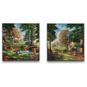 Kinkade Disney Minis: Winnie The Pooh Set/2 Wraps