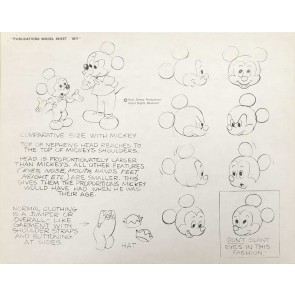 Disney Publication Model Sheet: Morty and Ferdie II