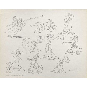 Disney Publication Model Sheet: The Dragon II (Winnie the Pooh)