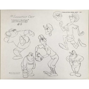 Disney Publication Model Sheet: The Supporting Cast #4