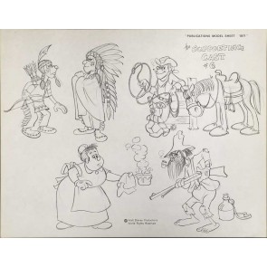 Disney Publication Model Sheet: The Supporting Cast #6