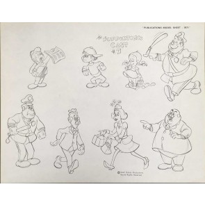 Disney Publication Model Sheet: The Supporting Cast #7