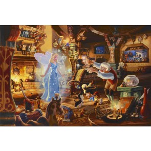Geppetto's Pinocchio by Thomas Kinkade Studios