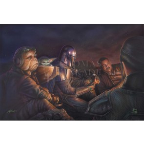 The Mandalorian - An Uneasy Alliance by Thomas Kinkade Studios
