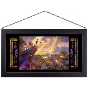 Kinkade Disney Stained Glass Art: The Lion King